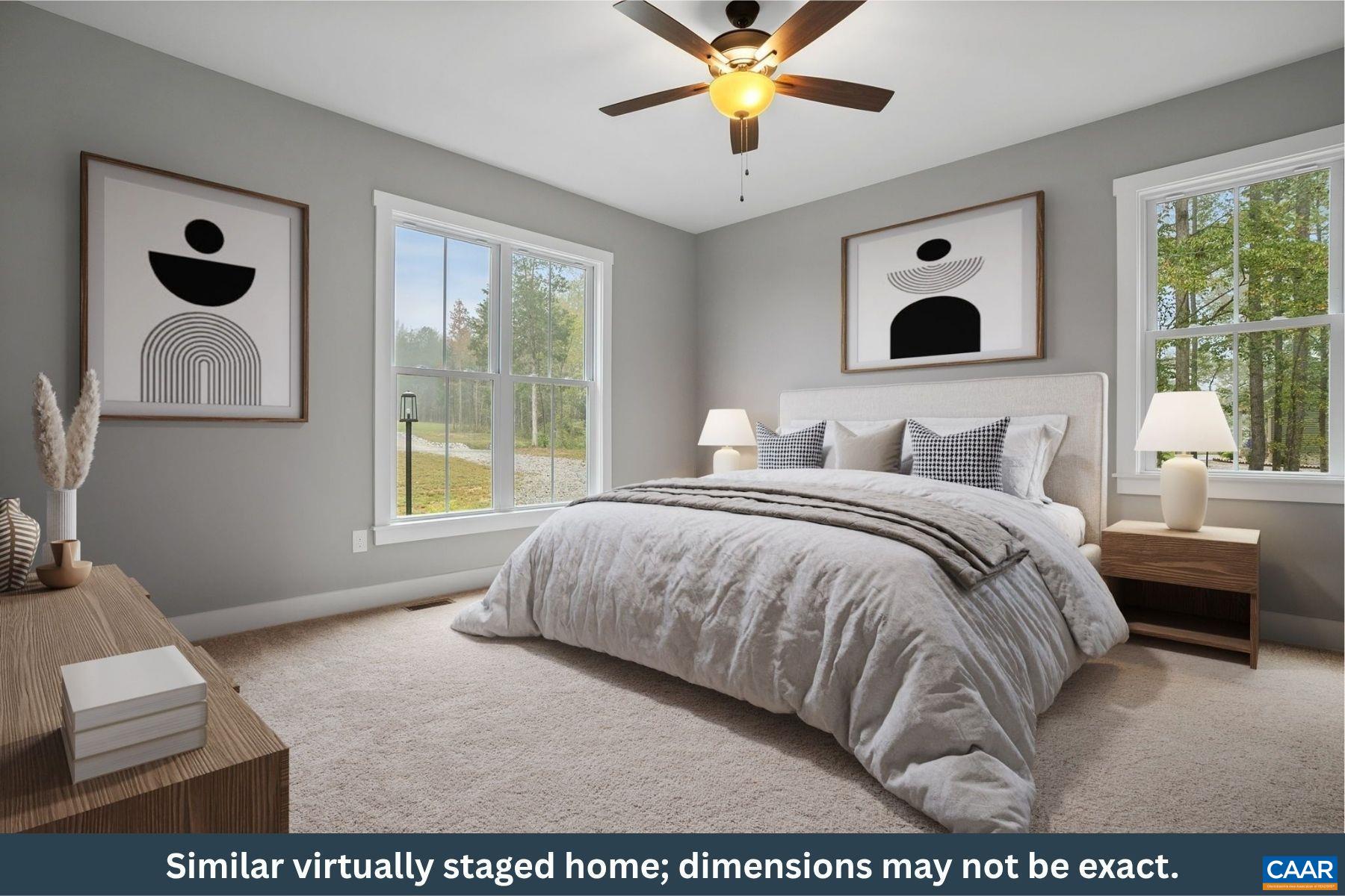 388 Briery Way Road Farmville, VA 23901 - Photo 8 of 17 Primary Bedroom Staged