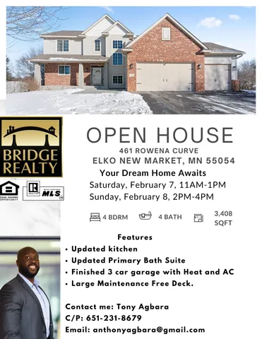 $535,000 | 461 Rowena Curve, Elko New Market, MN 55054