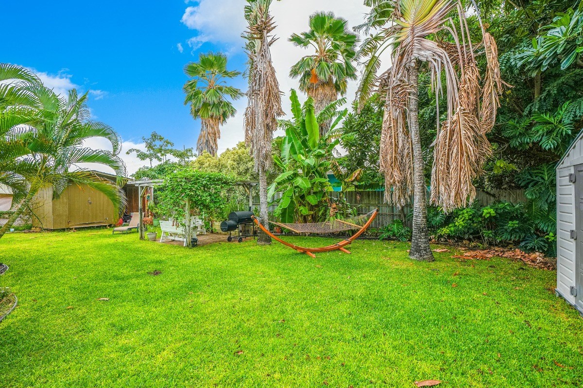 8778 Kekaha Road Kekaha, HI 96752 - Photo 16 of 18 a view of a backyard with plants and large trees