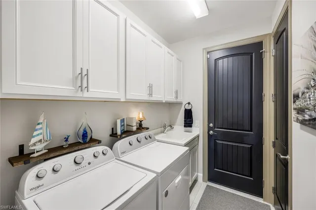 a room with storage and utility