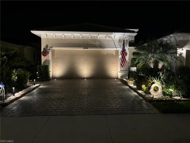 a view of lake from a yard