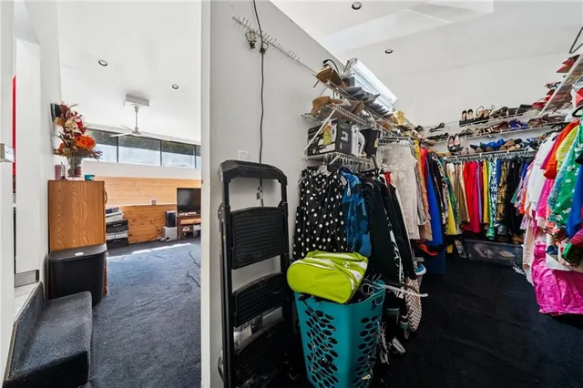 a view of storage and utility room