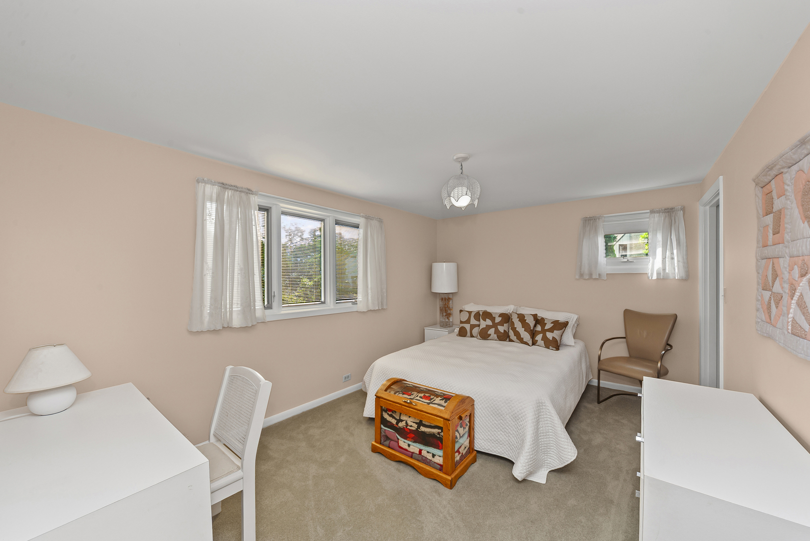 1128 Green Bay Road Glencoe, IL 60022 - Photo 15 of 28 a bedroom with a bed and a large window