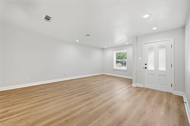 wooden floor in an empty room