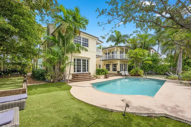 a view of outdoor space yard swimming pool and patio