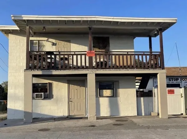 a view of a entryway door of the house