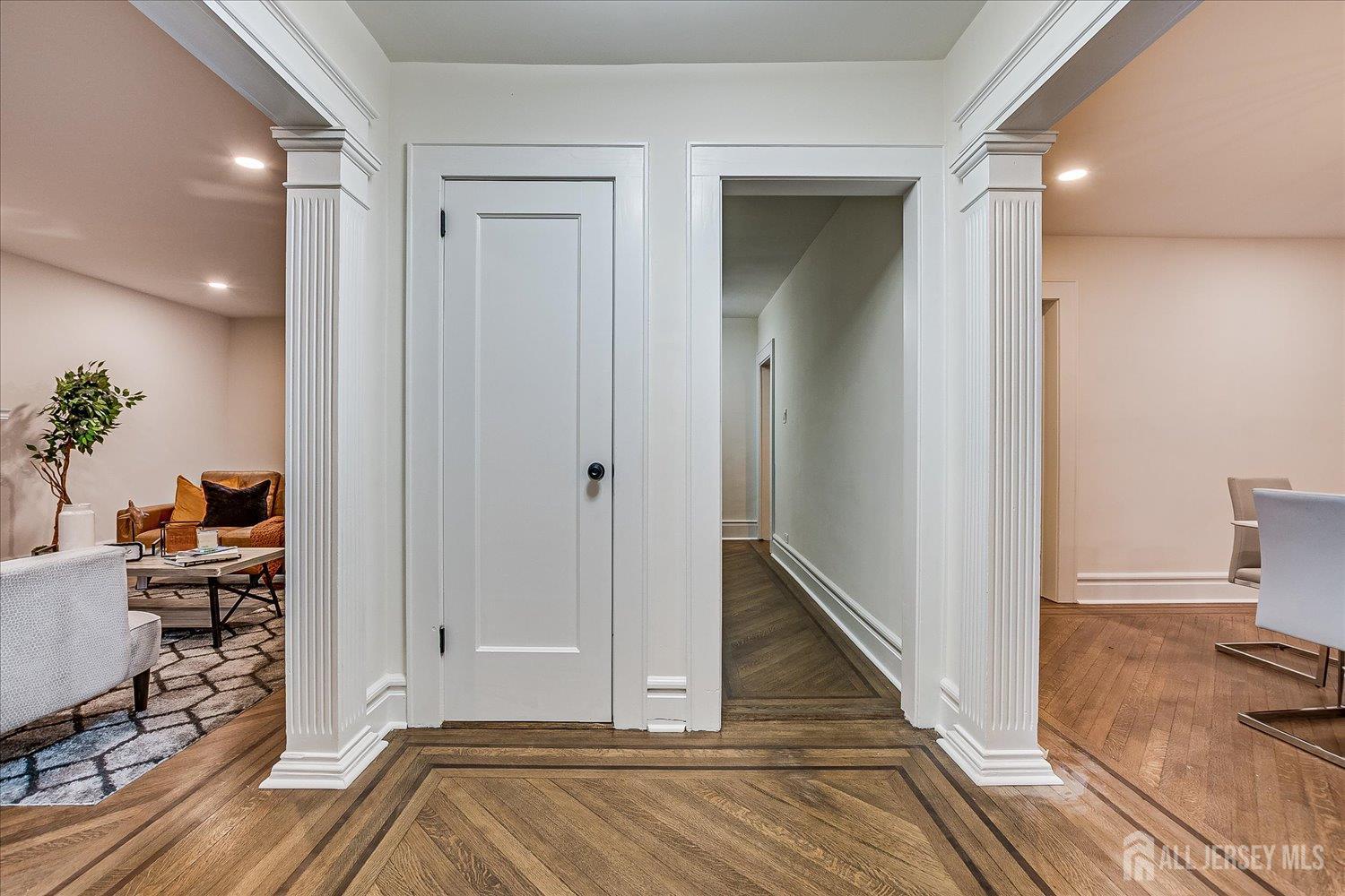 140 Oakview Avenue Maplewood, NJ 07040 - Photo 16 of 67 a view of a hallway to a livingroom with furniture