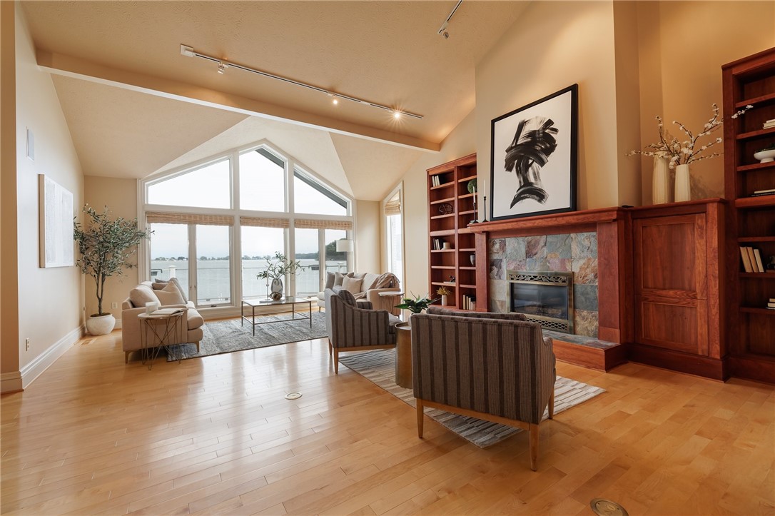 2 Bay Point Circle Irondequoit, NY 14622 - Photo 2 of 49 Soaring ceilings & walls of windows