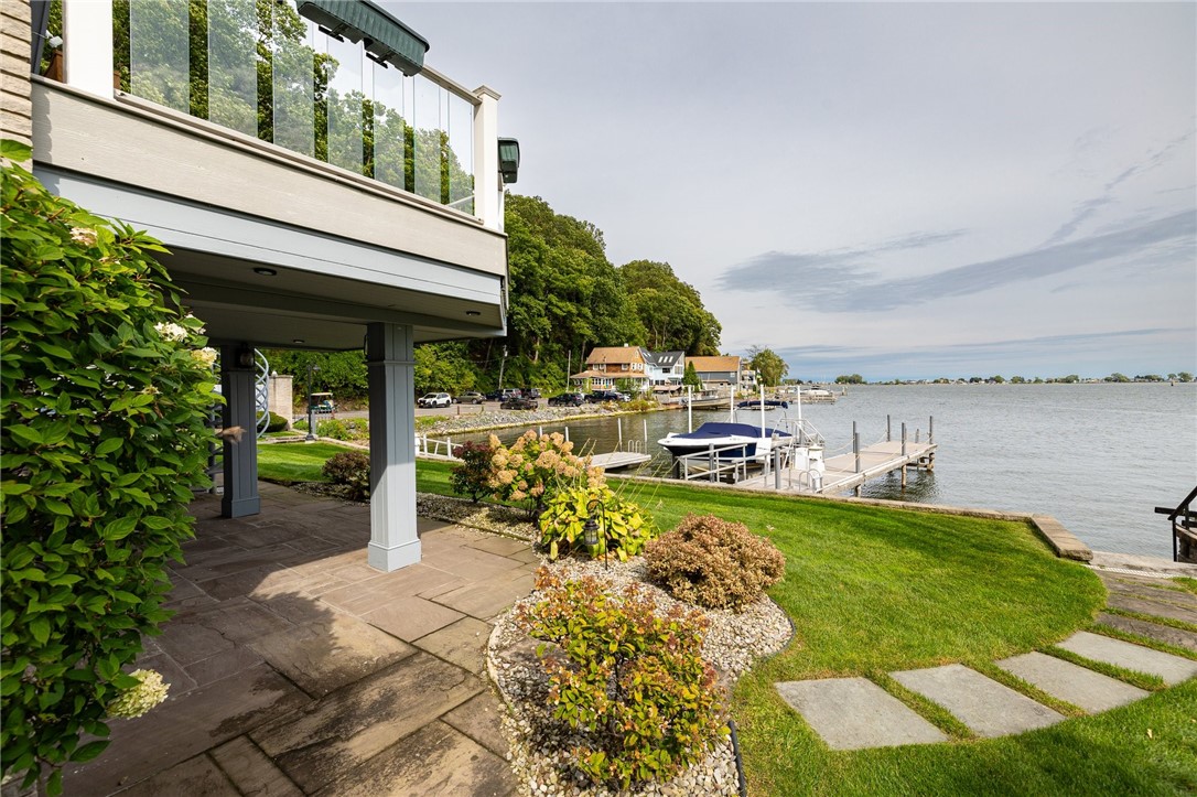 2 Bay Point Circle Irondequoit, NY 14622 - Photo 46 of 49 Large covered patio under upper deck
