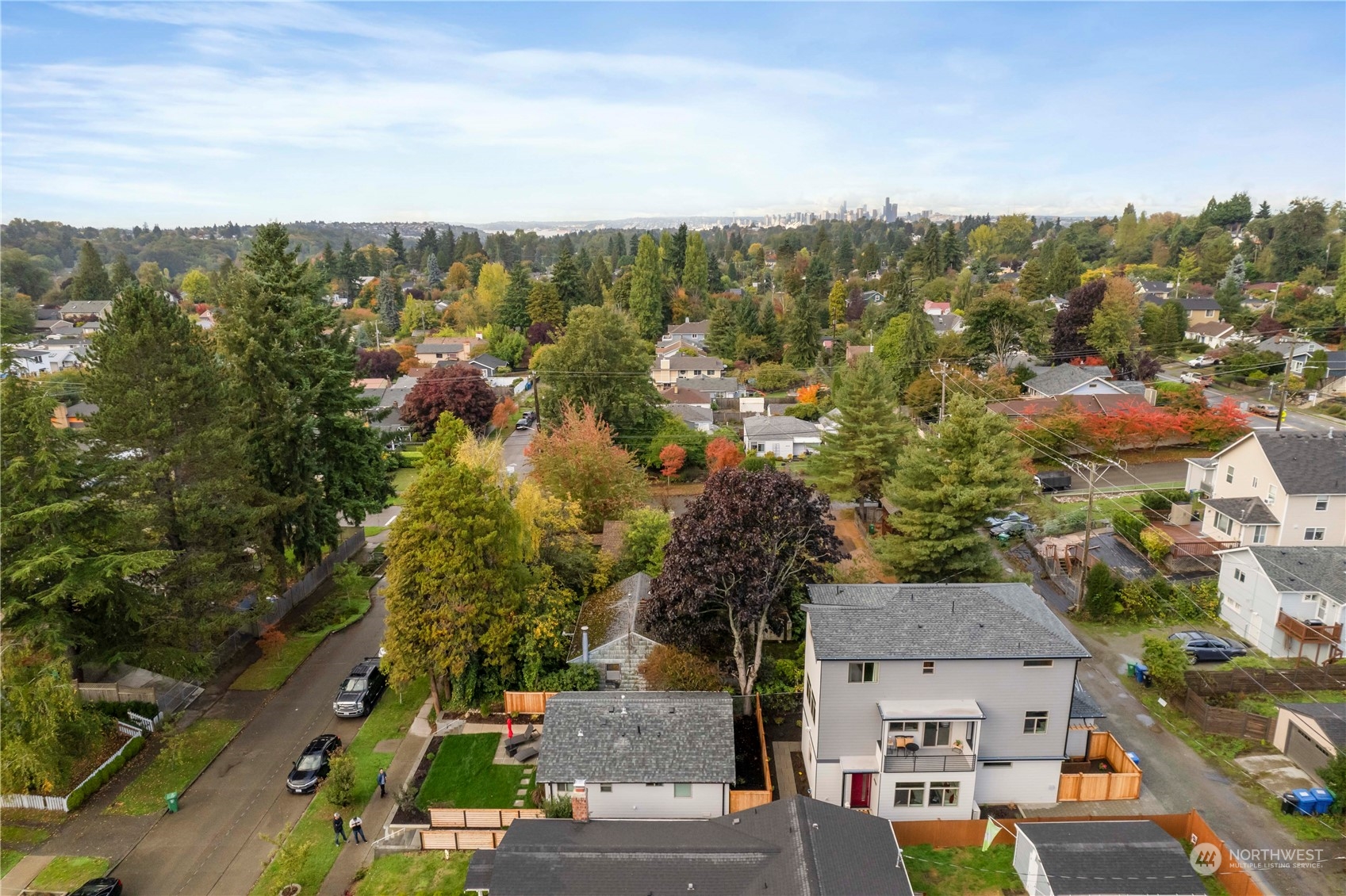 8410 17th Avenue Southwest, Unit B Seattle, WA 98106 - Photo 18 of 18 an aerial view of multiple house