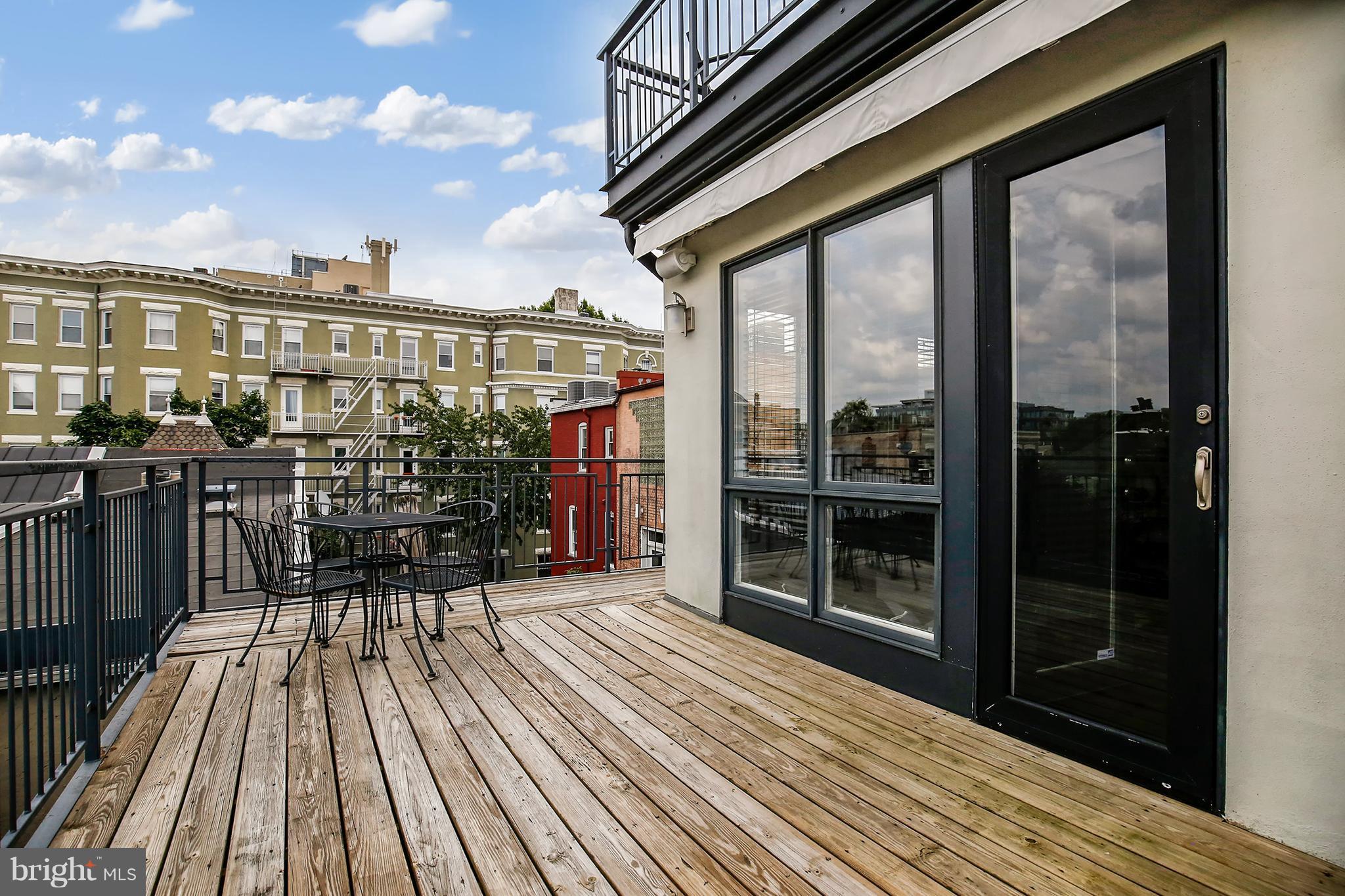 1433 R Street Northwest, Unit 4 Washington, DC 20009 - Photo 26 of 27 a view of balcony deck and patio