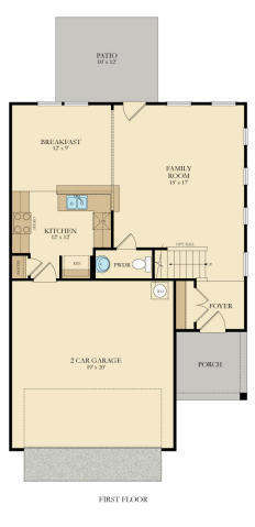 122 Lakestone Road Moncks Corner, SC 29461 - Photo 32 of 33 berkeley floorplan 1st floor.jpg