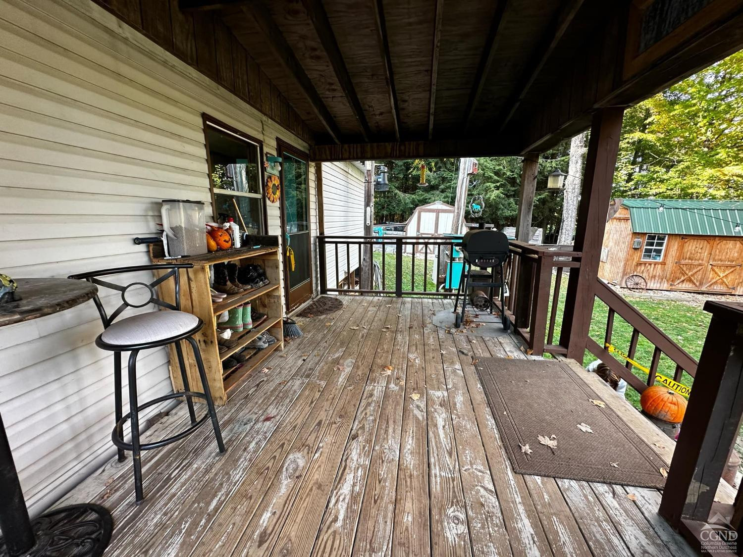 111 Cross Road Gilboa, NY 12076 - Photo 21 of 48 a view of a chairs on the deck