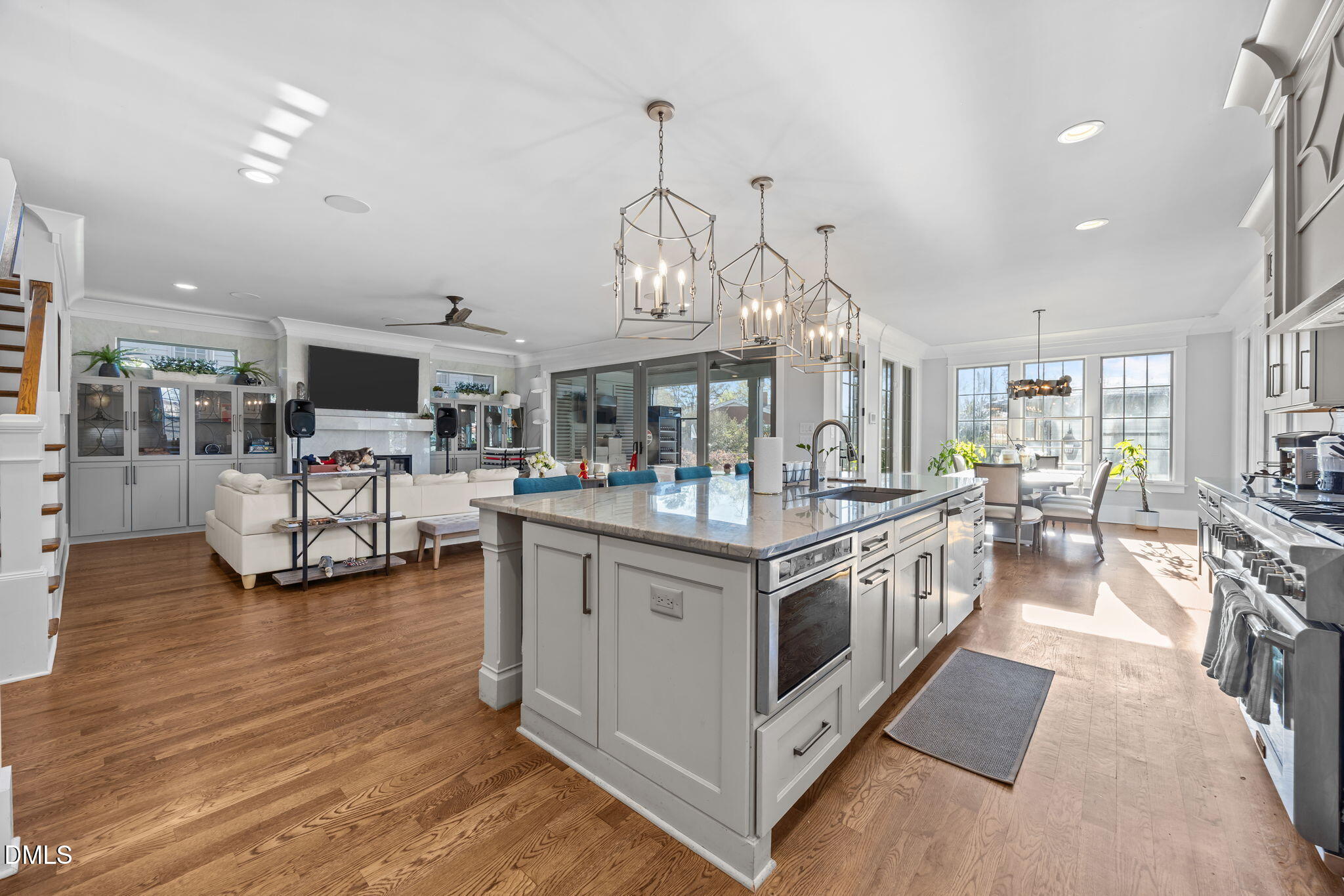 630 Daniels Street Raleigh, NC 27605 - Photo 8 of 34 a kitchen with lots of counter top space
