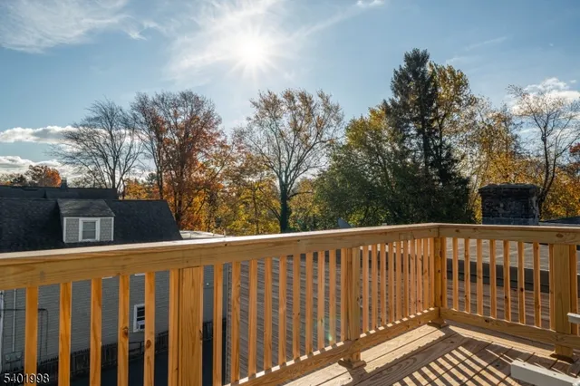 a view of a wooden fence