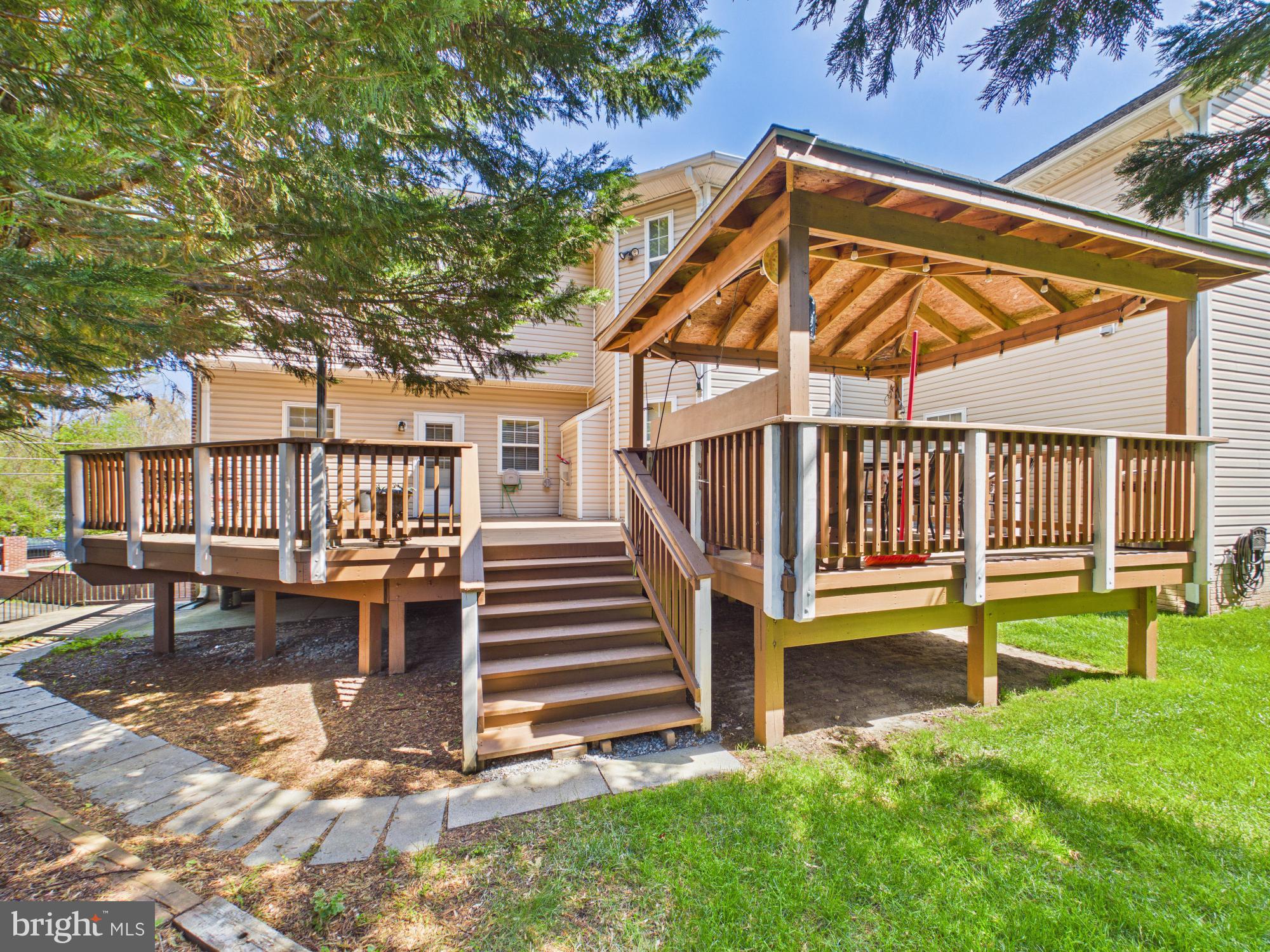 7801 Ridgewood Drive Annandale, VA 22003 - Photo 63 of 72 a view of a house with a yard patio and a slide