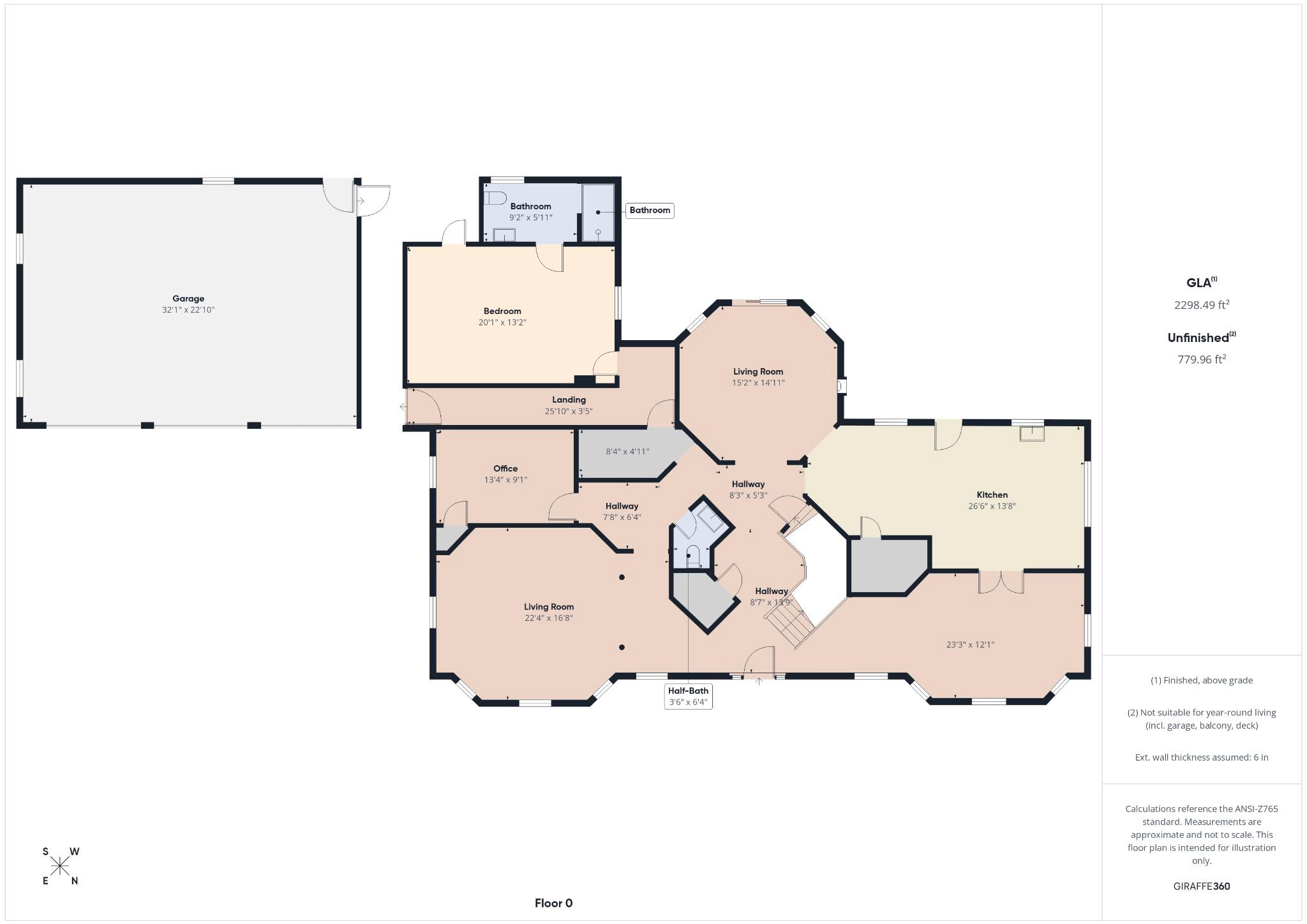 7801 Ridgewood Drive Annandale, VA 22003 - Photo 70 of 72 main level floor plan