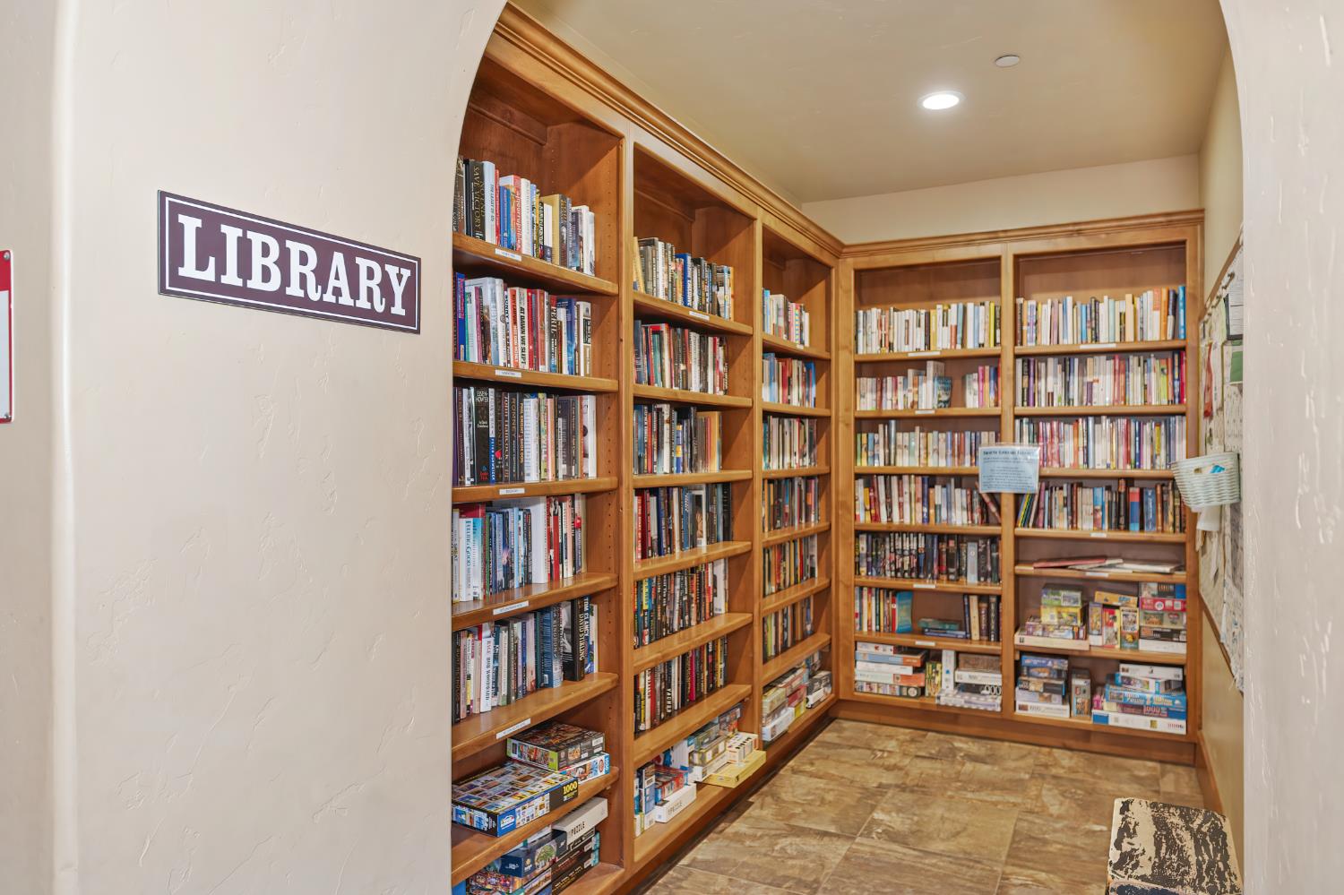 22803 Sunset Ridge Drive Auburn, CA 95602 - Photo 38 of 60 Lake of the Pines Library located inside the Sports Lounge building - books and games, free to residents!