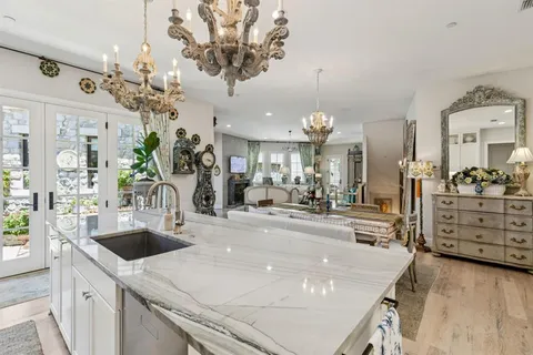 a front view of house with outdoor space