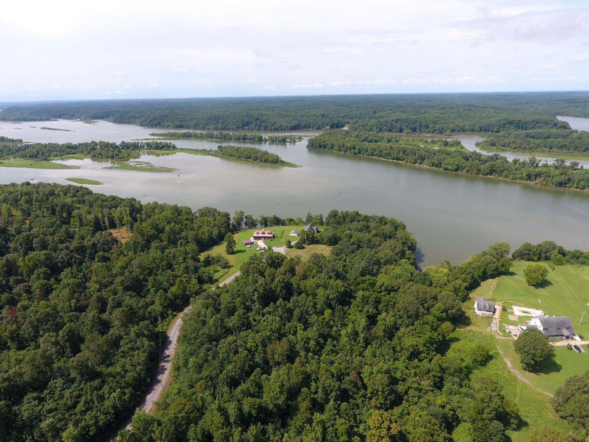 0 Diamond Point Drive Bumpus Mills, TN 37028 - Photo 3 of 20 an aerial view of a houses with a lake view