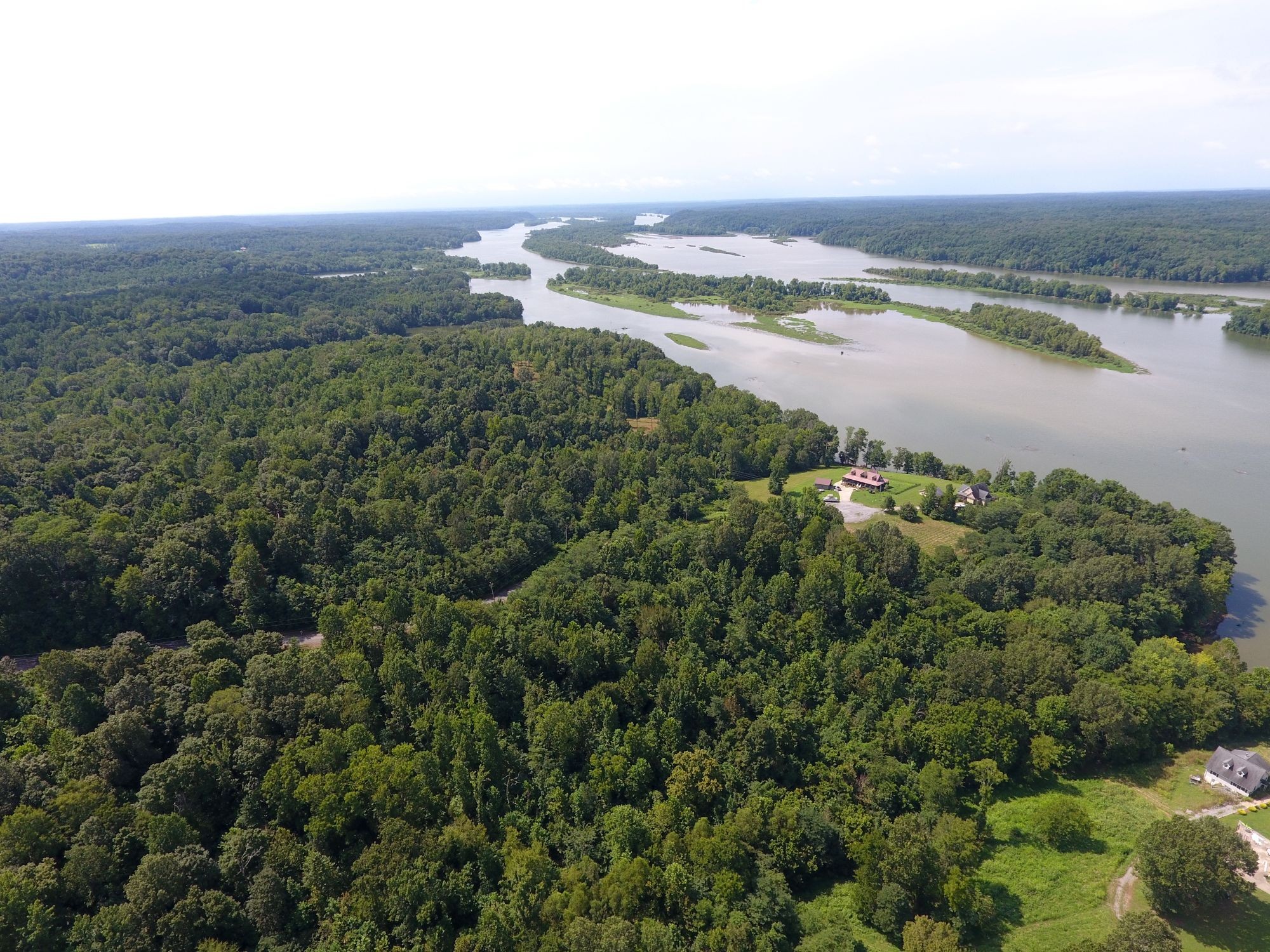 0 Diamond Point Drive Bumpus Mills, TN 37028 - Photo 4 of 20 an aerial view of a houses with outdoor space and river