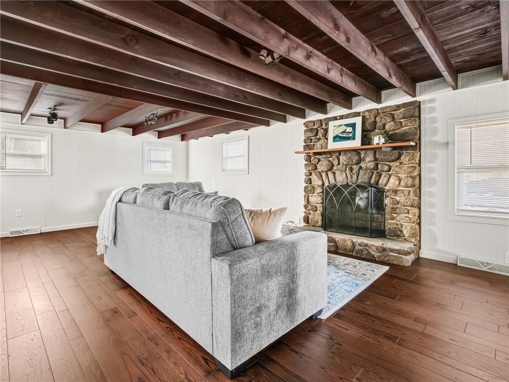 281 Richardson Road Coventry, RI 02816 - Photo 11 of 26 Living room with fireplace