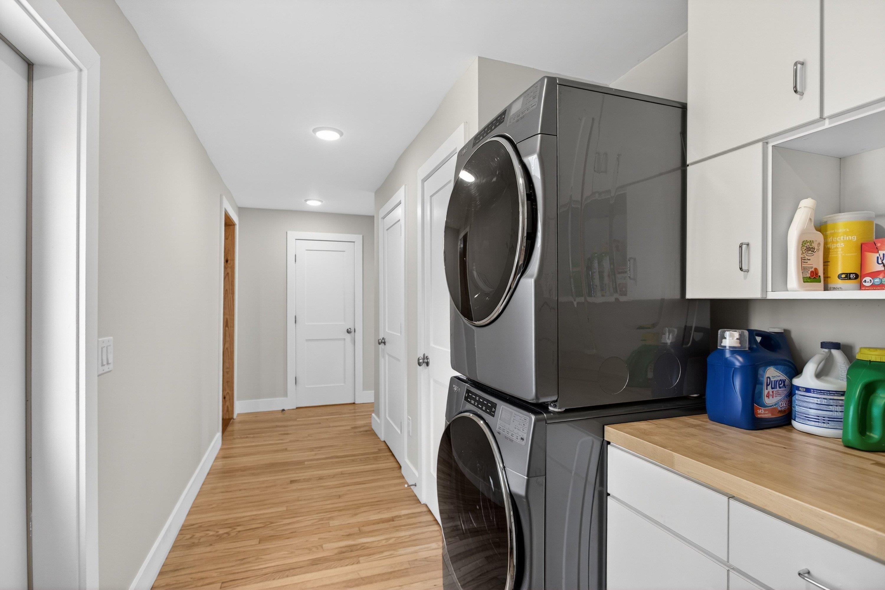 2862 Osceola Springs Road Harrisonburg, VA 22801 - Photo 22 of 75 a view of a storage and utility room with washer and dryer