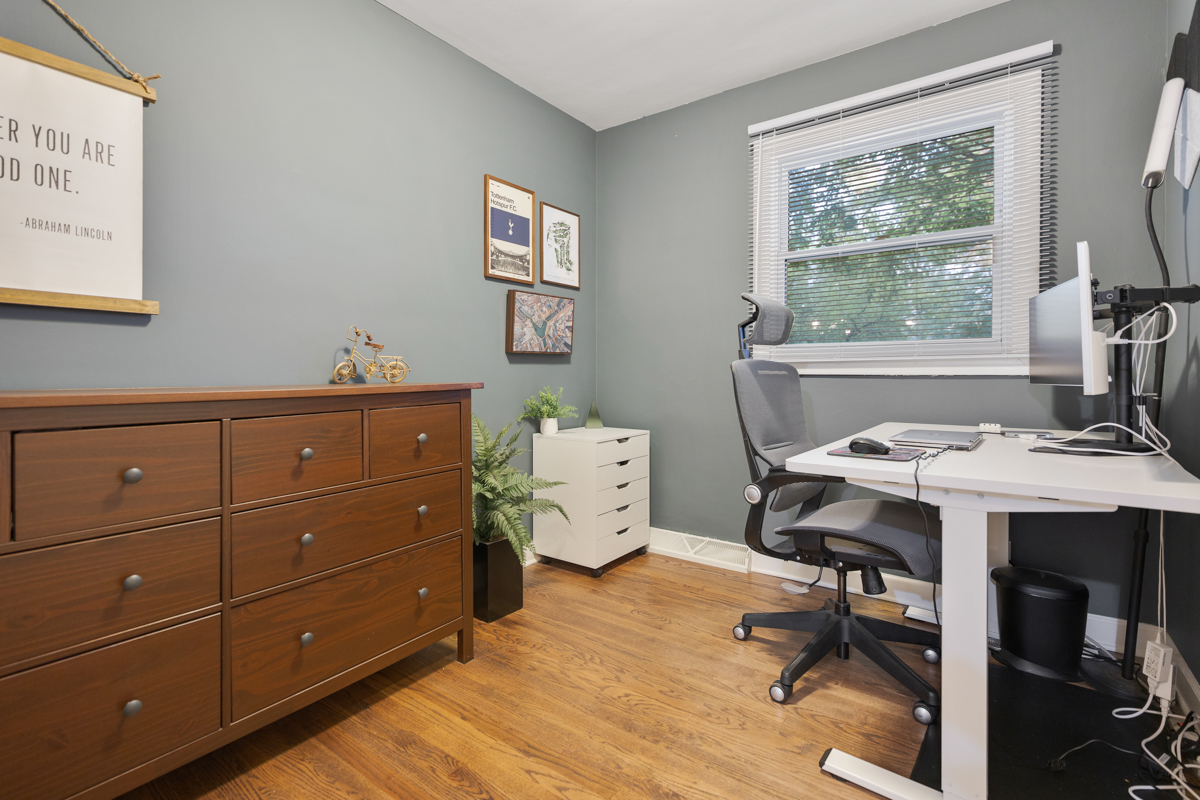 328 South 14th Street St. Charles, IL 60174 - Photo 10 of 20 a view of a workspace with furniture and a window