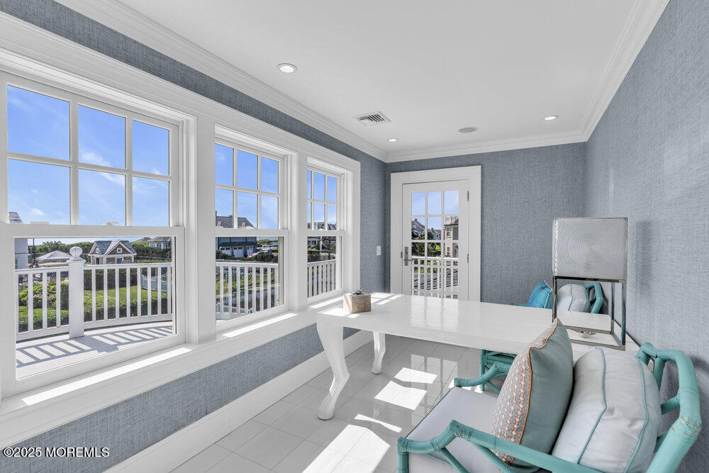 15 Madison Avenue Spring Lake, NJ 07762 - Photo 25 of 53 a view of a dining room with furniture window and wooden floor