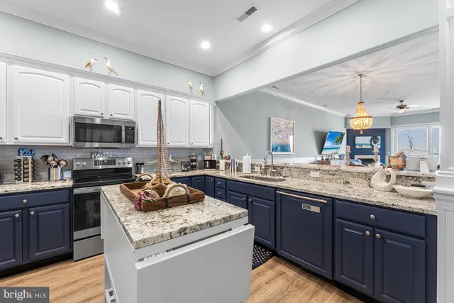 a view of a balcony with wooden fence and floor