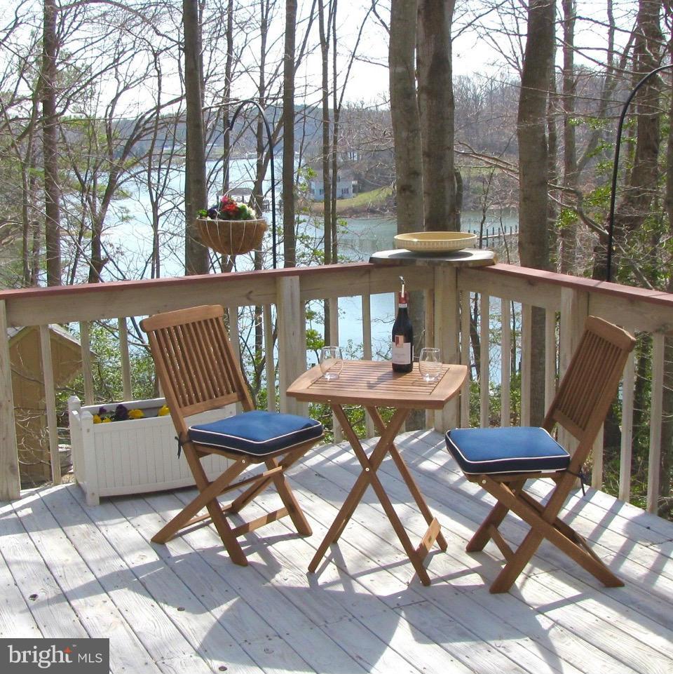 8442 Mackall Road St. Leonard, MD 20685 - Photo 22 of 30 Deck overlooking water
