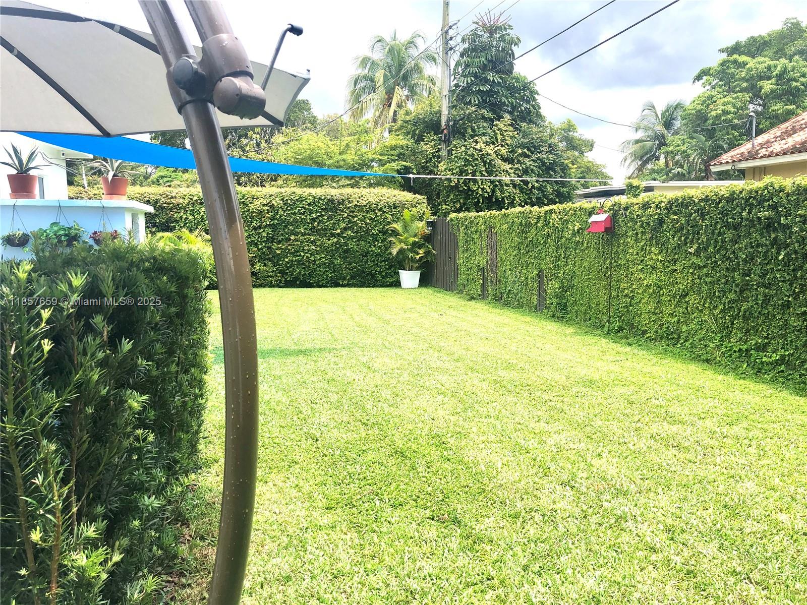 6450 Southwest 19th Street West Miami, FL 33155 - Photo 6 of 42 a view of a yard with potted plants