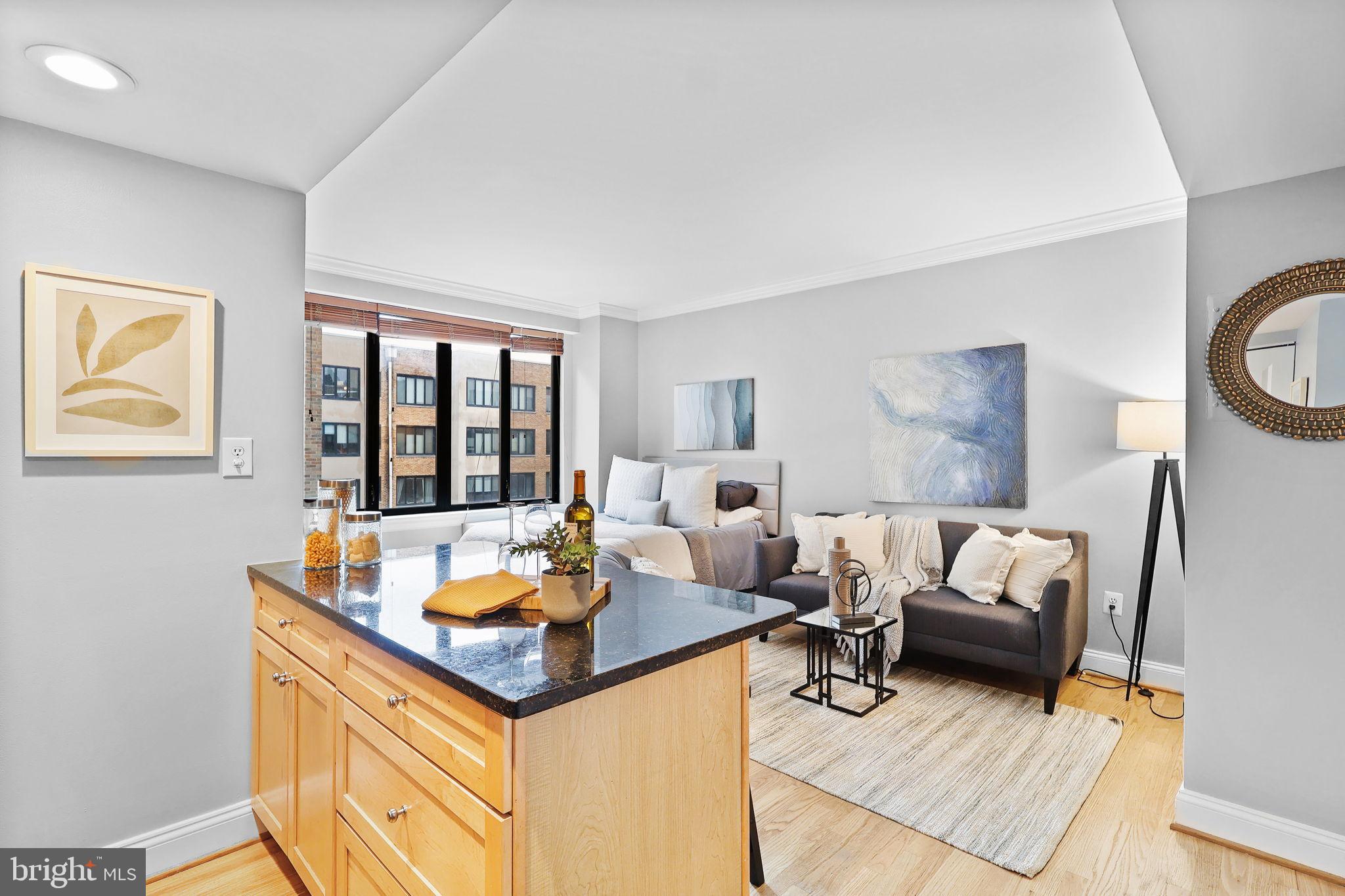 1701 16th Street Northwest, Unit 706 Washington, DC 20009 - Photo 4 of 29 Open kitchen and tons of natural light.