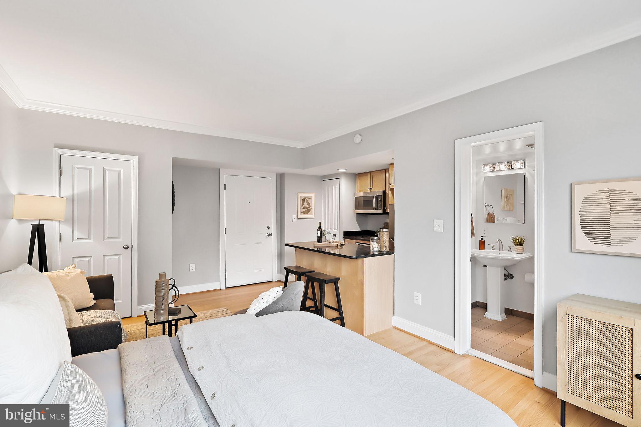 1701 16th Street Northwest, Unit 706 Washington, DC 20009 - Photo 8 of 29 Charming studio with modern amenities.