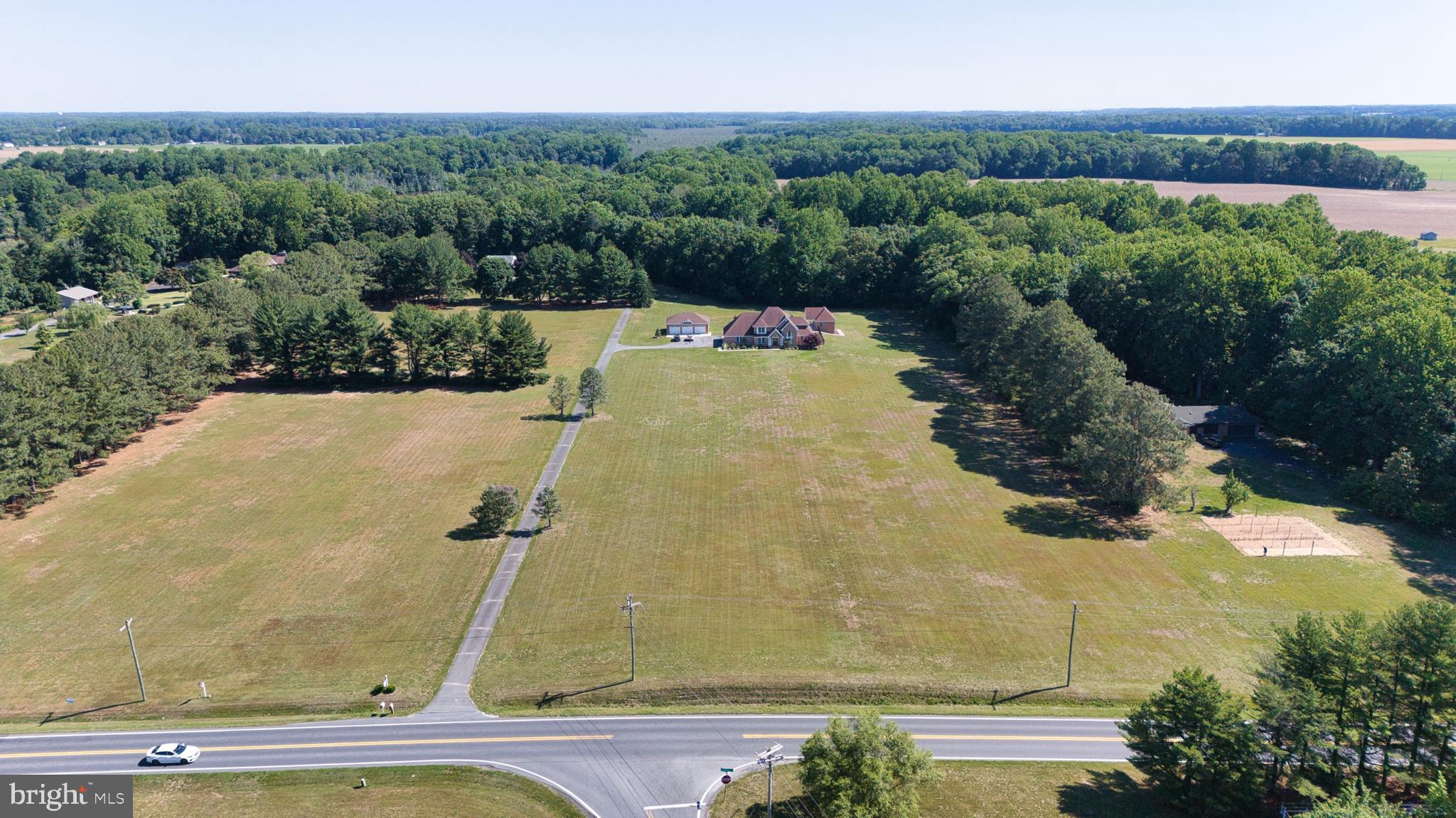 3298 Canterbury Road Milford, DE 19963 - Photo 73 of 74 Aerial View of Tree-lined Property Boundary