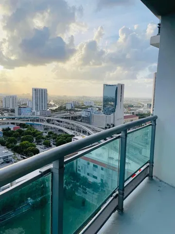a view of balcony with outdoor space