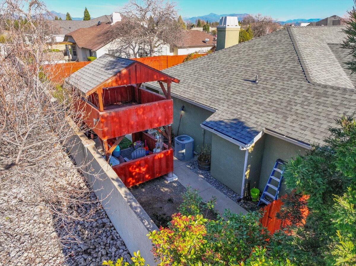 2122 Edinburgh Way Redding, CA 96003 - Photo 52 of 61 an aerial view of a house with a yard
