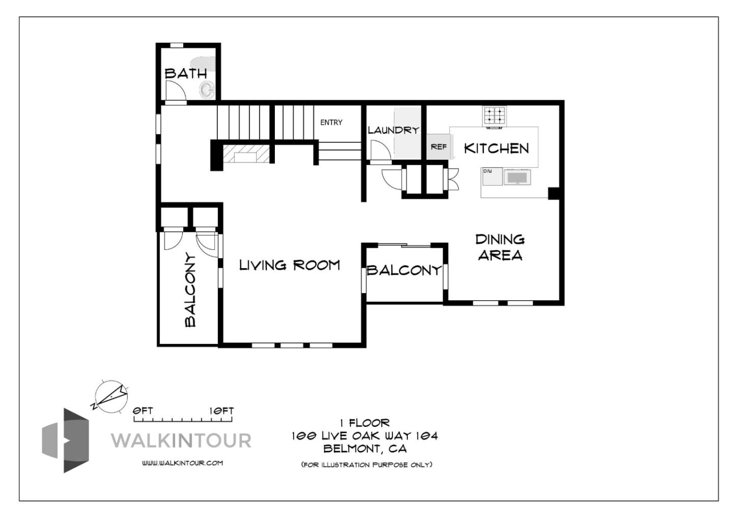 100 Live Oak Way, Unit 104 Belmont, CA 94002 - Photo 36 of 37 a picture of a book and a bed