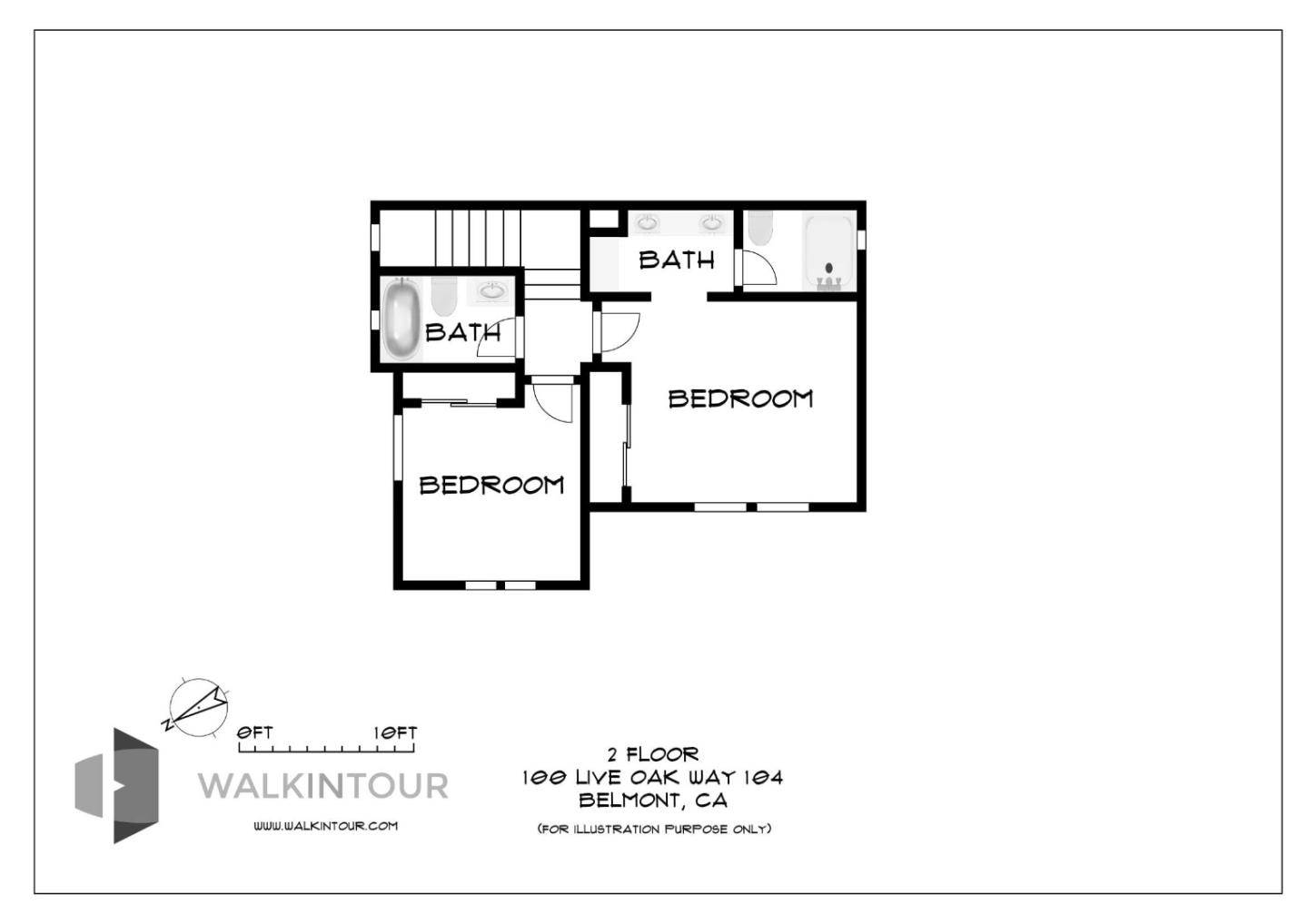 100 Live Oak Way, Unit 104 Belmont, CA 94002 - Photo 37 of 37 a picture of a bench in front of a wall