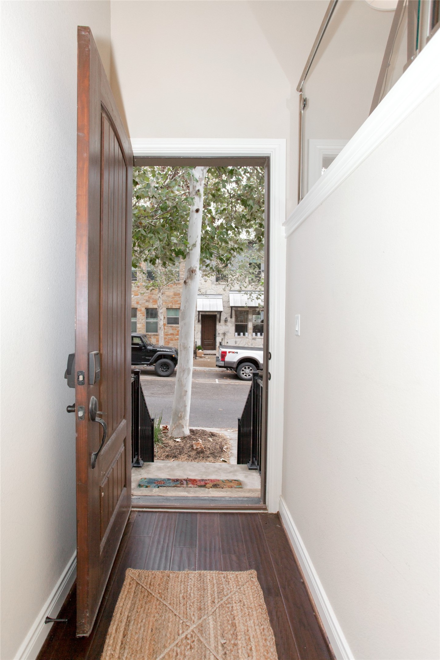 224 Adams Street Georgetown, TX 78628 - Photo 10 of 34 a view of a bedroom from the windows