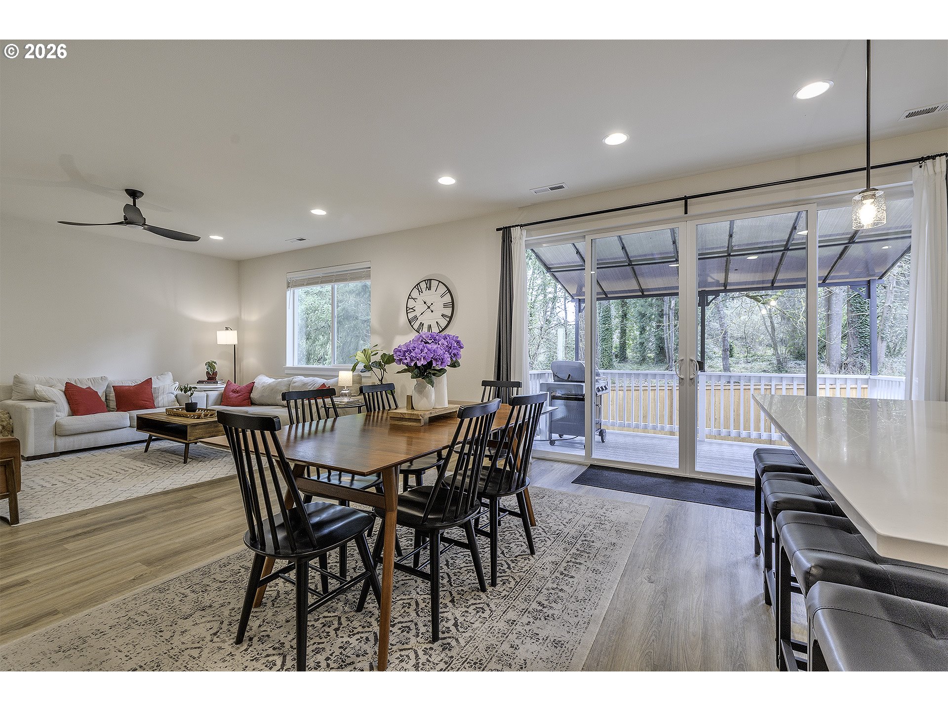1156 Tansy Lane Canby, OR 97013 - Photo 12 of 35 a view of a dining room with furniture window and outside view