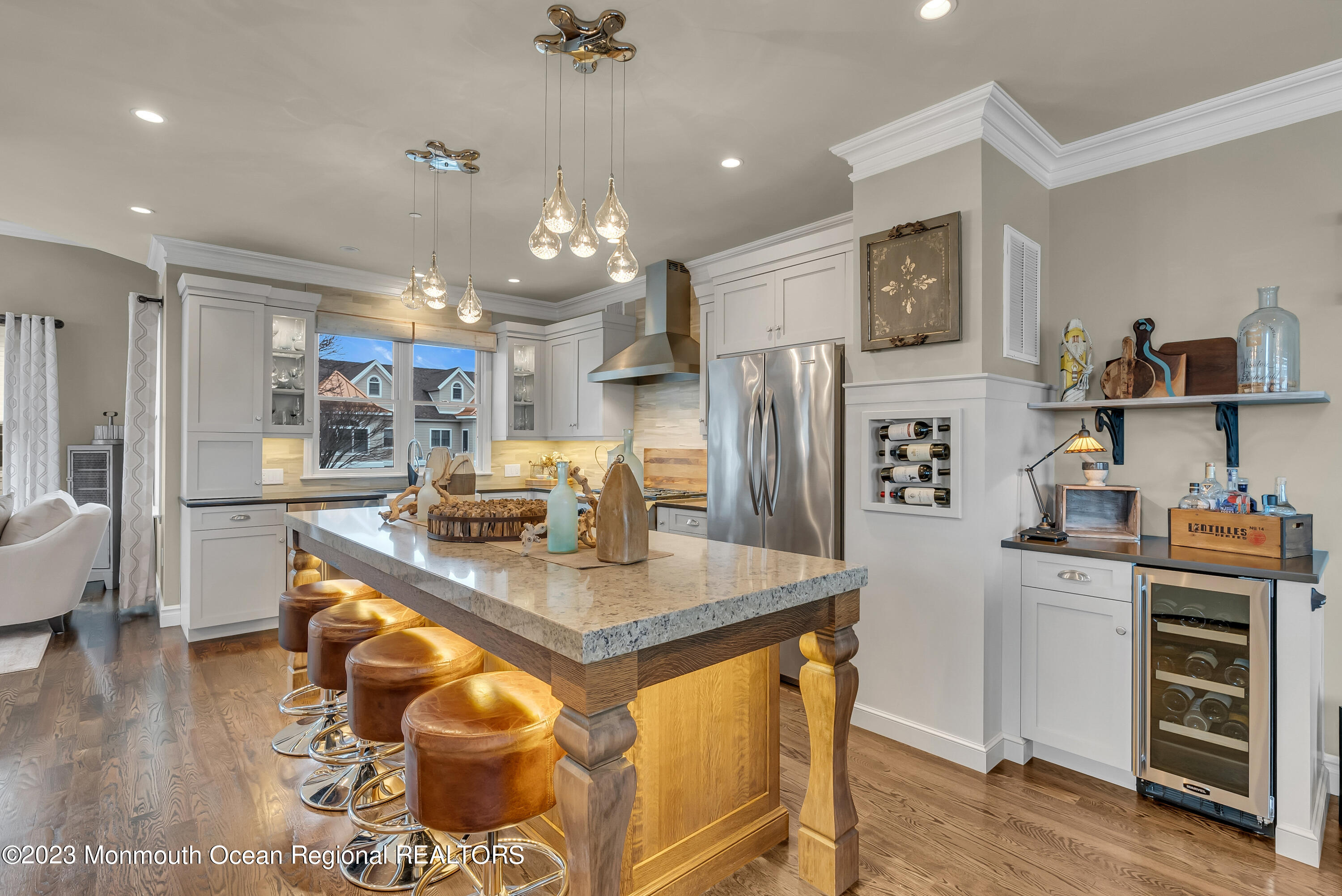 4 Waters Edge Brielle, NJ 08730 - Photo 34 of 66 a kitchen with stainless steel appliances granite countertop a sink refrigerator and cabinets