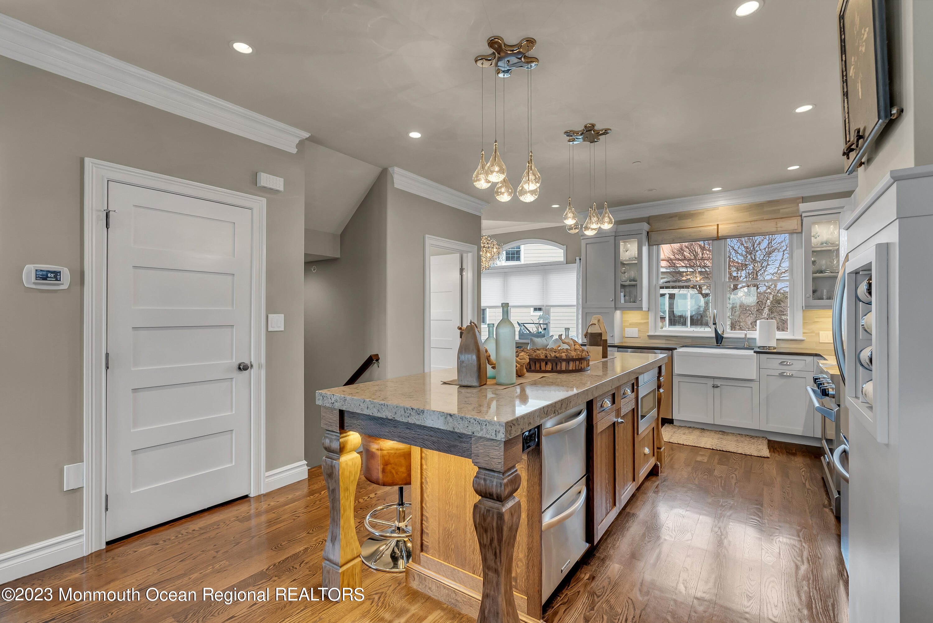 4 Waters Edge Brielle, NJ 08730 - Photo 35 of 66 a kitchen with stainless steel appliances granite countertop a stove and a refrigerator