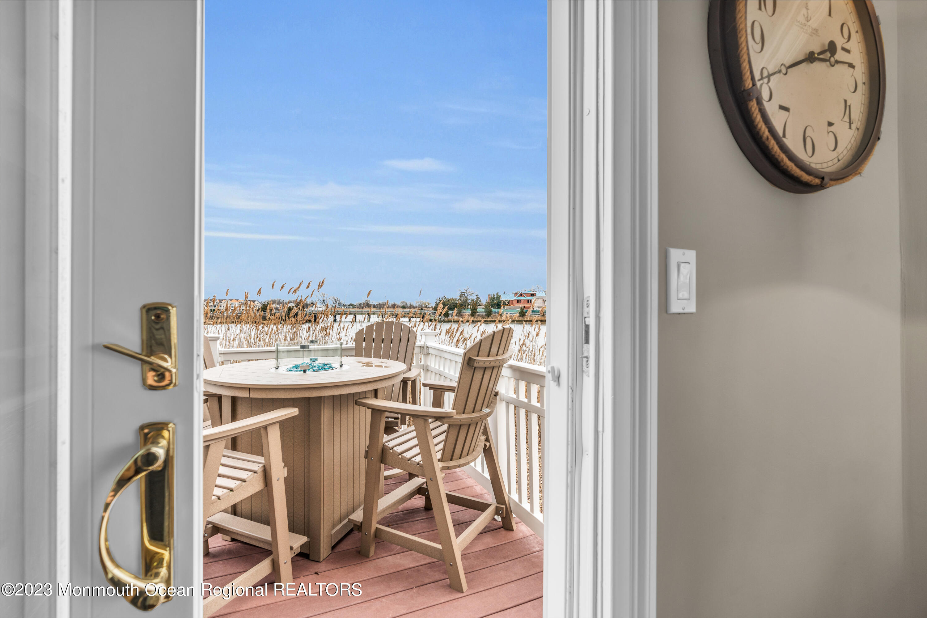4 Waters Edge Brielle, NJ 08730 - Photo 45 of 66 a view of a dining area with furniture and a mirror