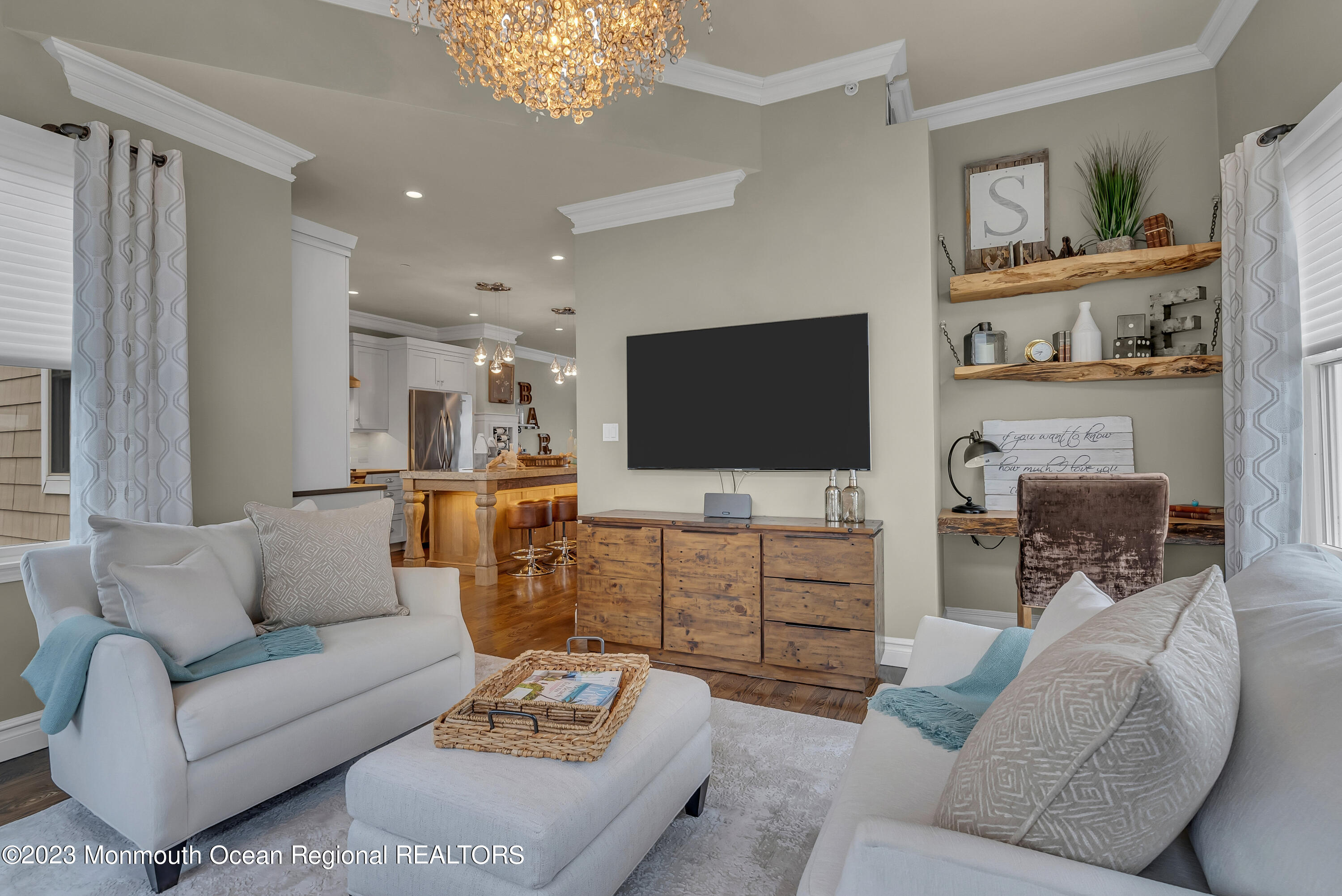 4 Waters Edge Brielle, NJ 08730 - Photo 49 of 66 a living room with furniture and a flat screen tv