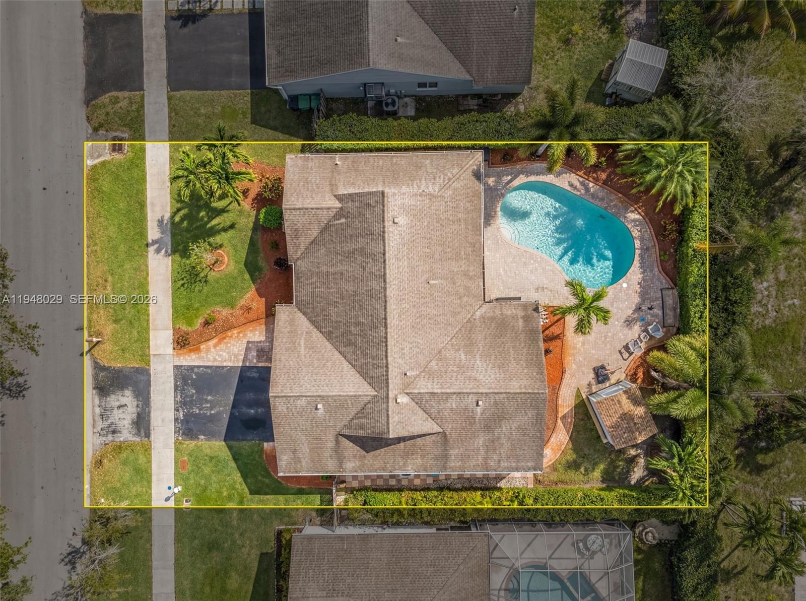 11628 Southwest 50th Street Cooper City, FL 33330 - Photo 19 of 22 an aerial view of a residential houses with outdoor space