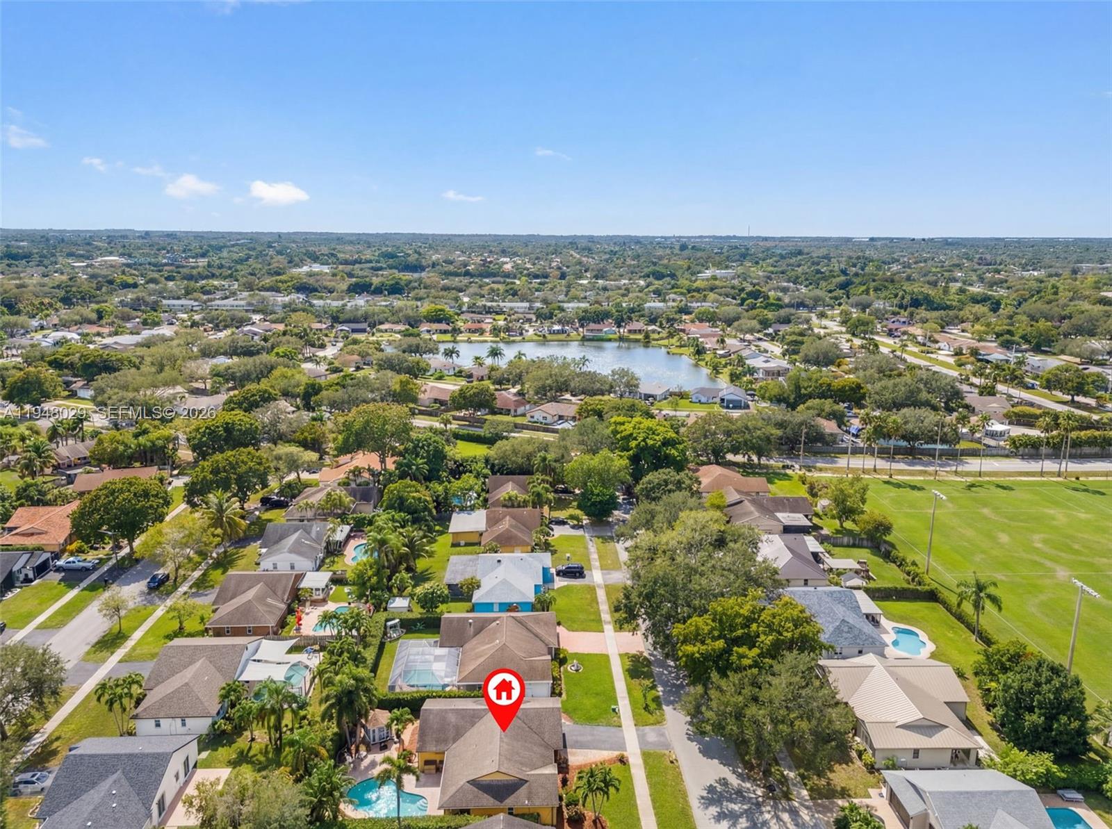 11628 Southwest 50th Street Cooper City, FL 33330 - Photo 21 of 22 an aerial view of a city with lots of residential buildings
