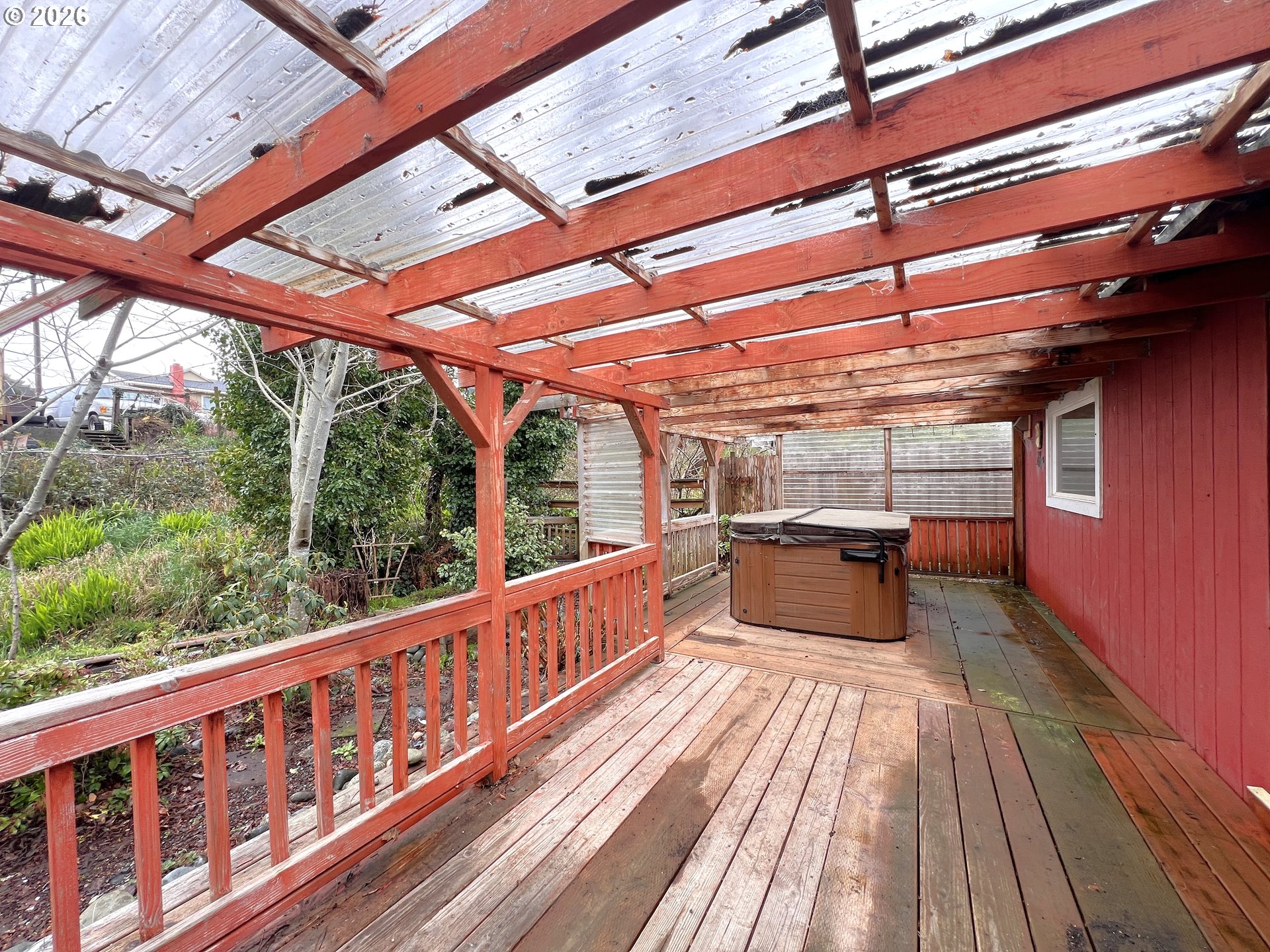 94191 10th Street Gold Beach, OR 97444 - Photo 5 of 33 a view of balcony with wooden floor