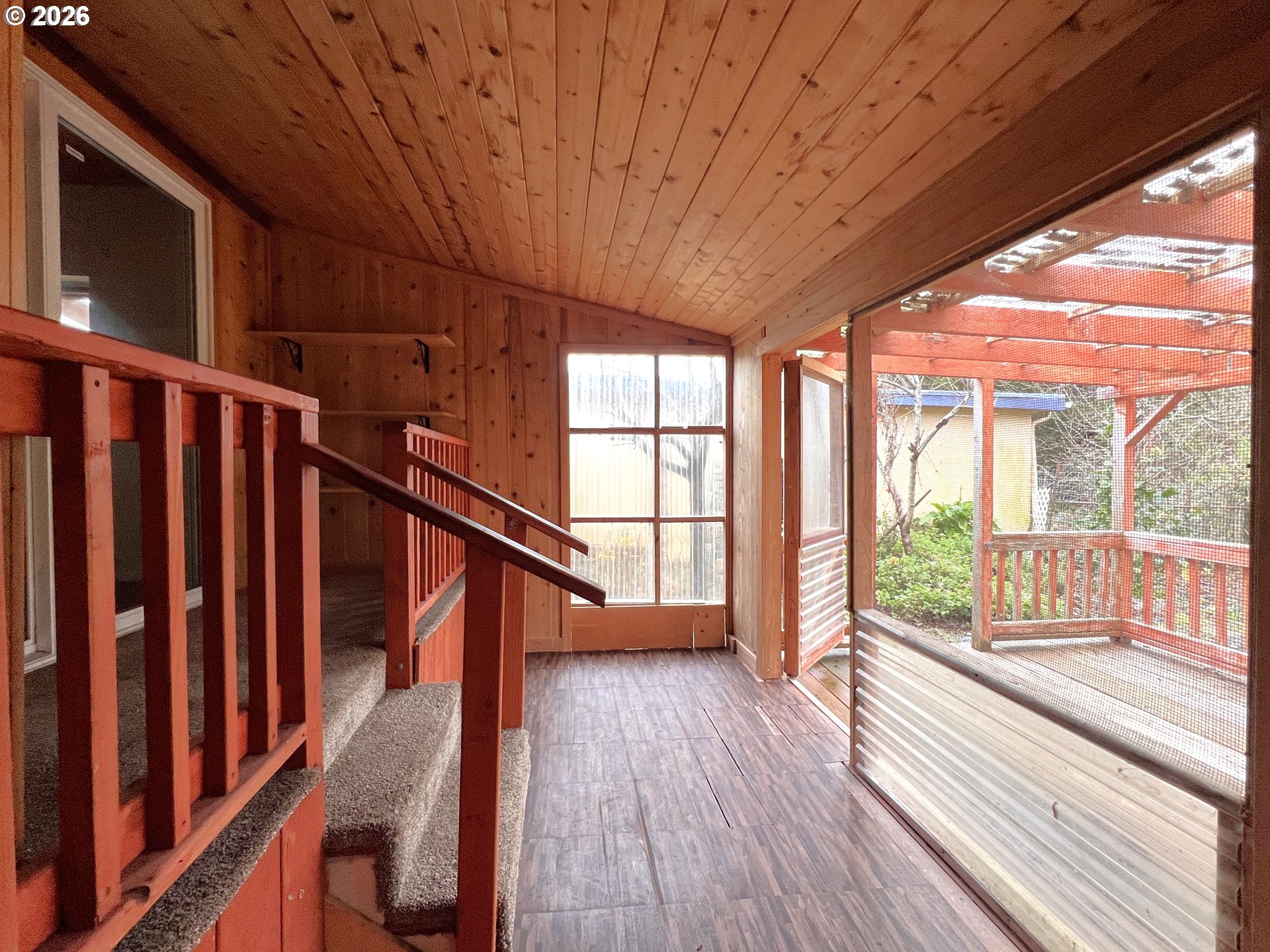 94191 10th Street Gold Beach, OR 97444 - Photo 7 of 33 a view of balcony with wooden floor
