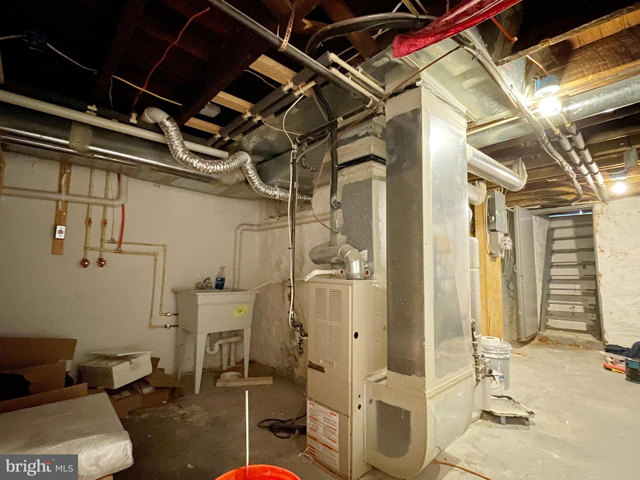 449 Anglesea Street Baltimore, MD 21224 - Photo 34 of 46 basement unfinished area